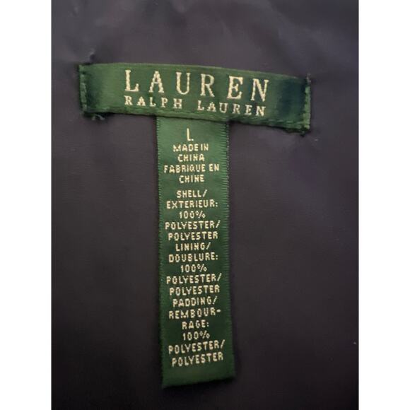 Lauren Ralph Lauren Women's Lightweight Quilted Vest in Royal Blue, Size L - Picture 7 of 11